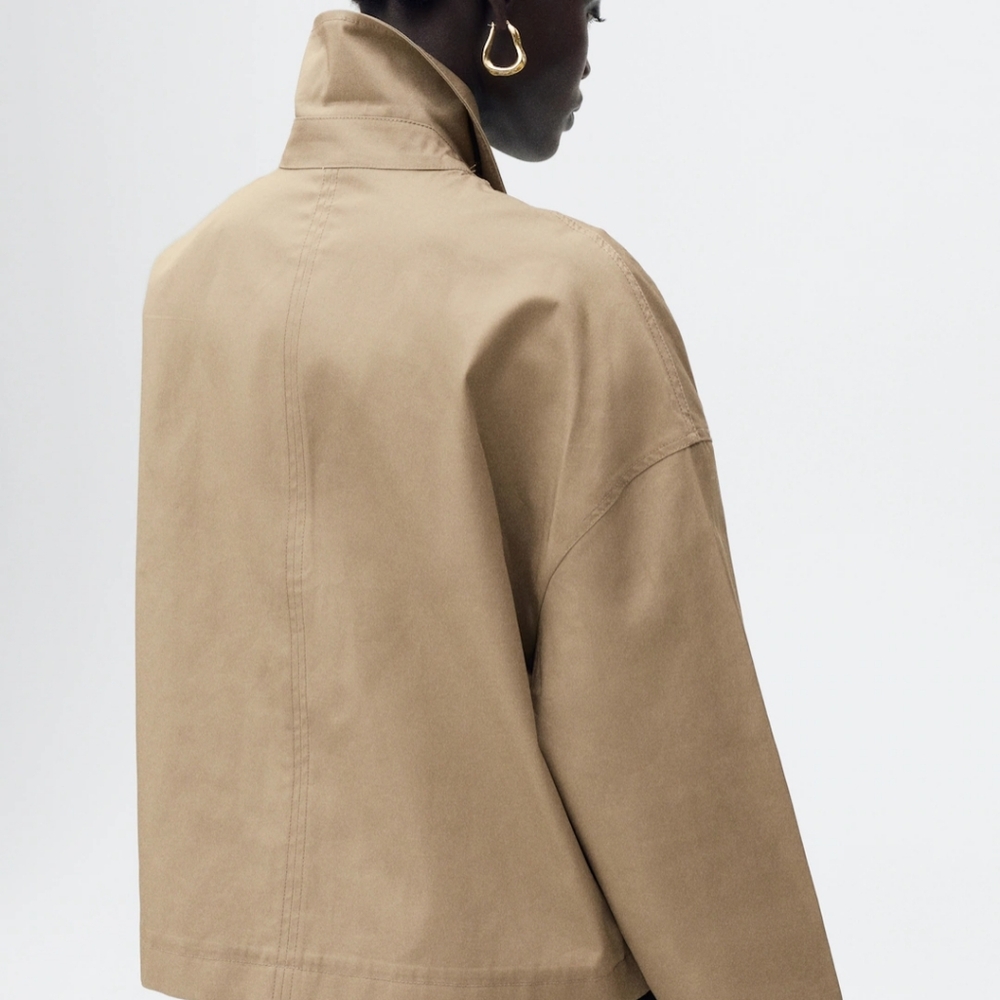 MANGO | Cropped Trench - Picture 4 of 5